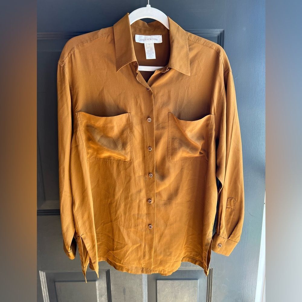 Jones New York 100% Silk Top